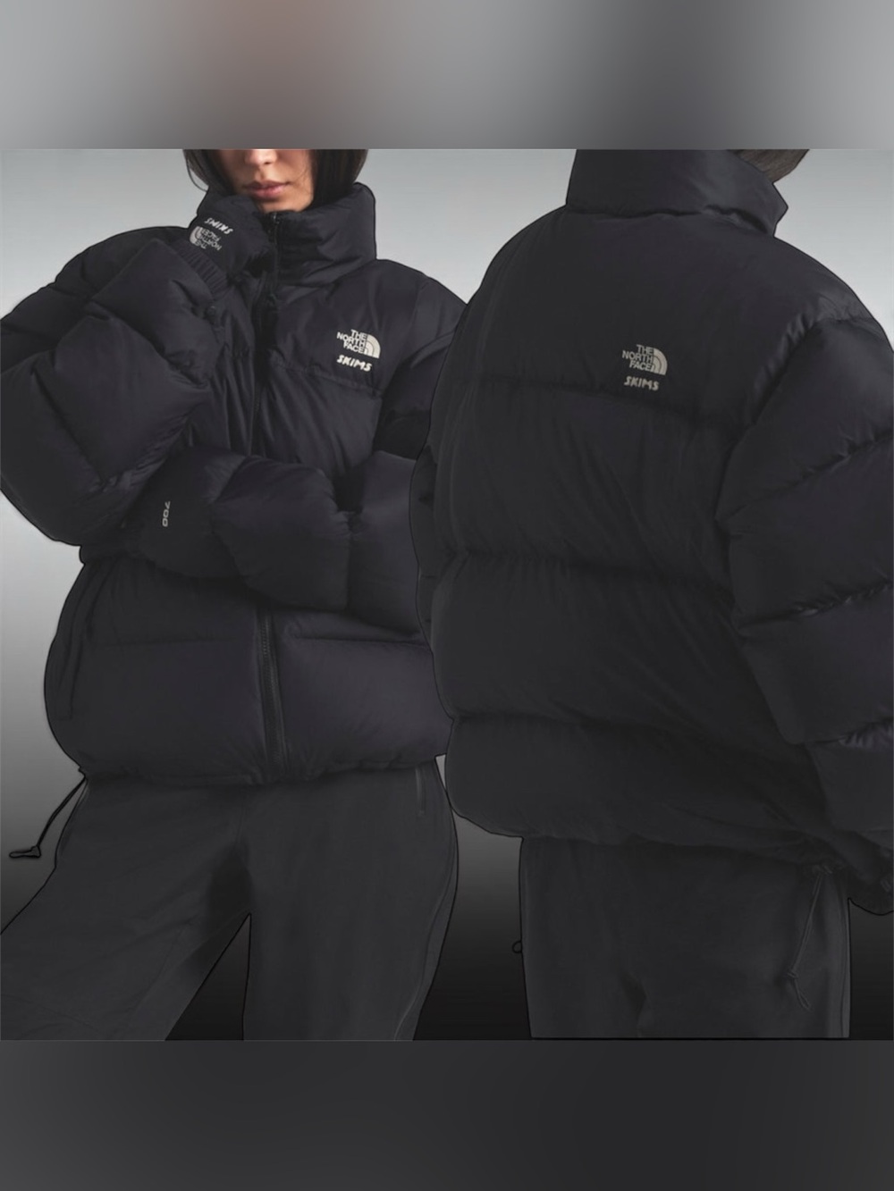 THE NORTH FACE x SKIMS 1996 NUPTSE JACKET | Limited Edition  | S | NWOT ❄️🔥